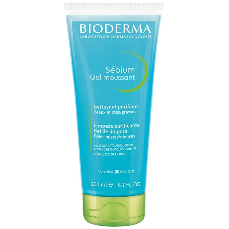 Gel de Limpeza Facial Bioderma Sébium Gel Moussant 200ml