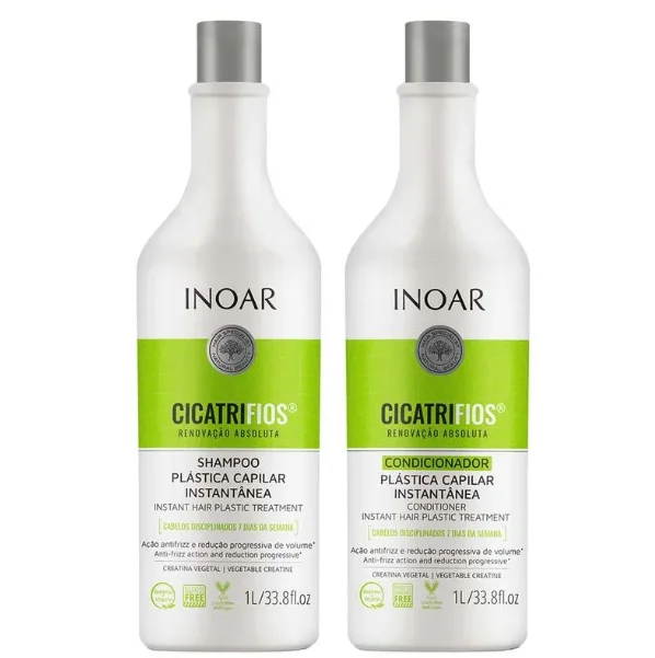 Inoar Cicatrifios Kit – Shampoo 1L + Condicionador 1L Inoar Cicatrifios Kit – Shampoo 1L + Condicionador 1L